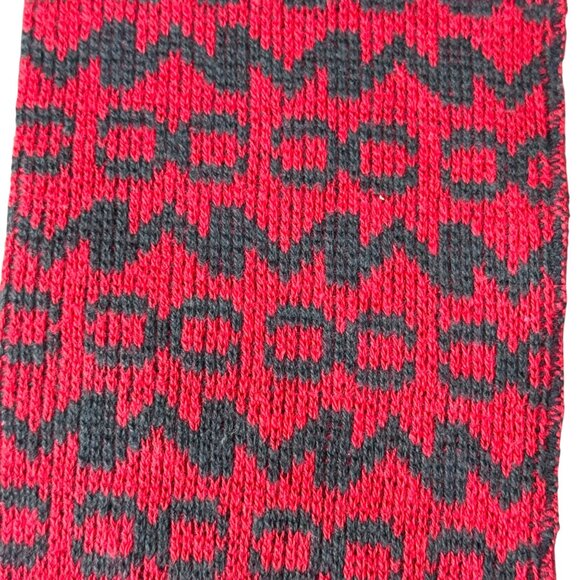 Hand-Knitted Woolen Dust Bags Geometric Patterns - Set Of 5 Lot Sweater Wine - Picture 4 of 6